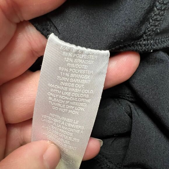 Zella Womens Athletic Shorts Casual Elastic Waist Cuffed Relaxed Fit Black Small - Picture 10 of 10